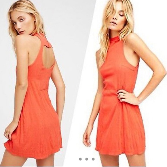 style orange dress